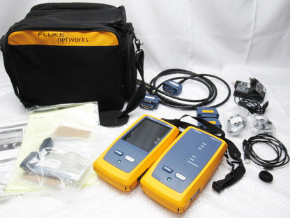 Fluke Networks DSX-8000 CAT8 Cable Analyzer Versiv2 with  Dedicated Bag, and Numerous Other Accessories.