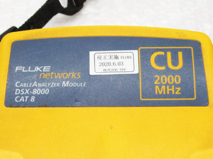 Fluke Networks DSX-8000 CAT8 Cable Analyzer Versiv2 with  Dedicated Bag, and Numerous Other Accessories.