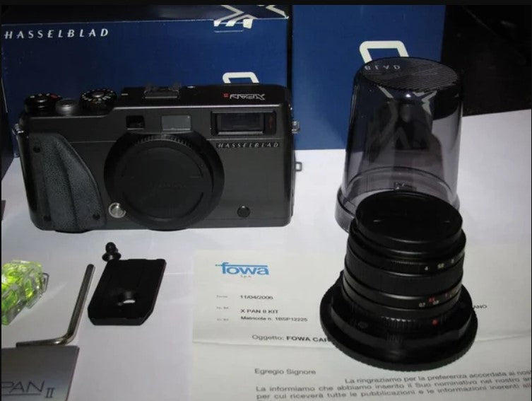 MINT Hasselblad XPan II Panoramic Kit w/ 45mm f/4 Lens - FULL BOXED / PAPERS