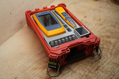 Fluke LinkIQ Network Tester Kit with Packout Insert & Full Accessories