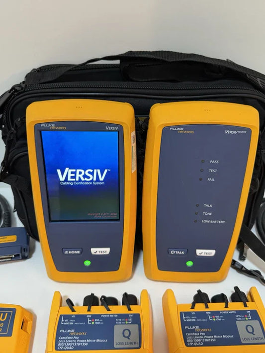 FLUKE Networks DSX-8000QI 2 GHz Cable Analyzer with Quad OLTS CAL-2024