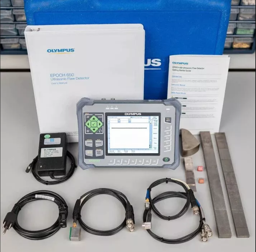 Olympus Panametrics Epoch 650 Ultrasonic Flaw Detector With Transducers Epoch650 - Image 3